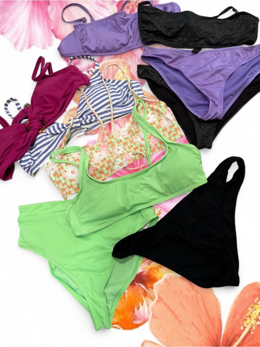 Junior Size Large Swimsuits Bundle